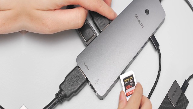 Amazon.co.jp: MOKiN 14-in-1 USB C ドッキングステーション 3 画面